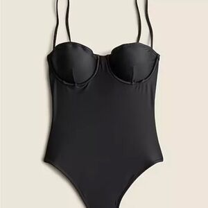 J. Crew Heritage Balconette One-Piece Swimsuit